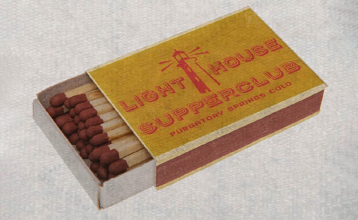 Box of Matches from Lighthouse SupperClub