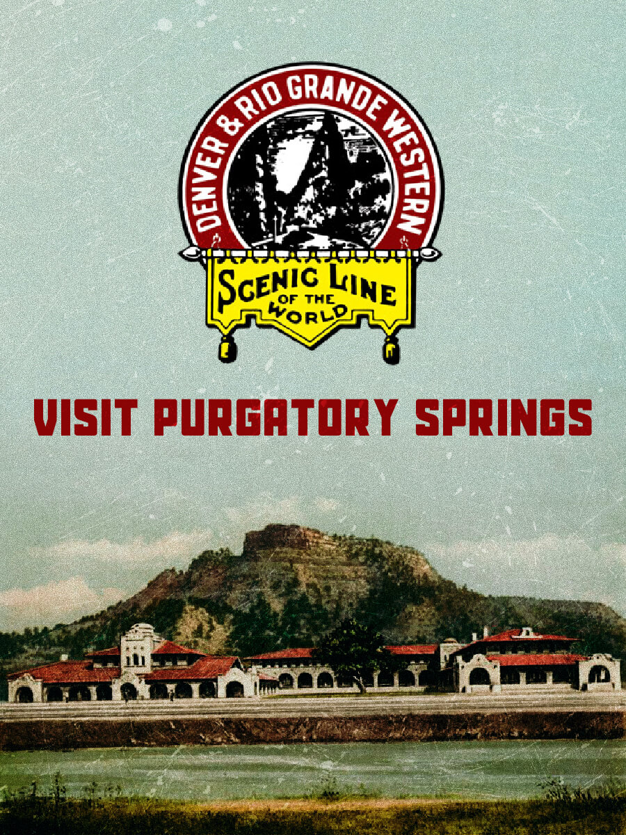 Brochure image of railroad hotel